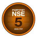 Fortinet NSE 5 Analyst badge